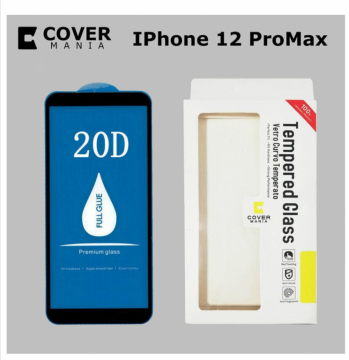 Pellicola 20D per iPhone 12 promax vetro temperato