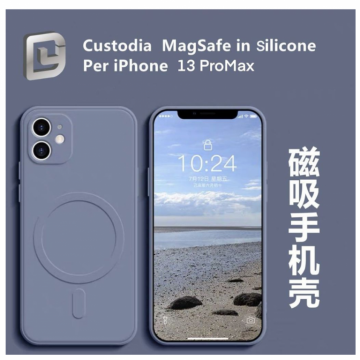 IP 13PROMAX CUSTODIA MagSafe IN SILICONE