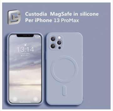 IP 13PROMAX CUSTODIA MagSafe IN SILICONE