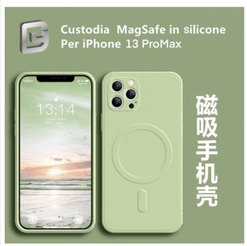 IP 13PROMAX CUSTODIA MagSafe IN SILICONE