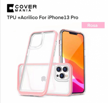 COVER IPHONE 13 PRO TPU PCACRILICO