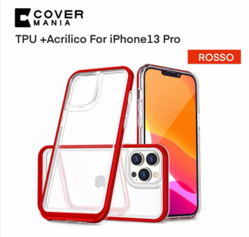 COVER IPHONE 13 PRO TPU PCACRILICO