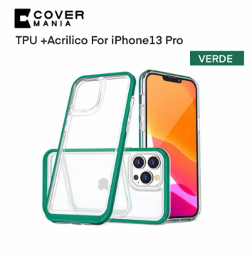 COVER IPHONE 13 PRO TPU PCACRILICO