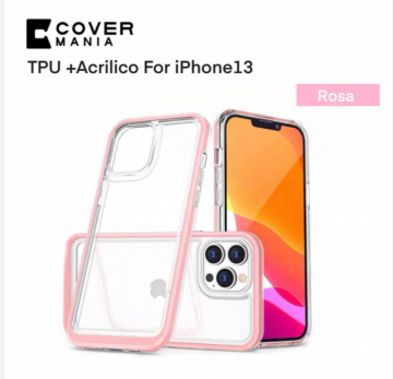 COVER IPHONE 13 TPU PCACRILICO