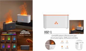 ELLITECK X02-1 Umidificatore Ultrasuoni per Aromaterapia, Diffusore di Olio BIANCO