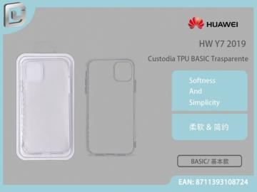 CUSTODIA TPU BASIC TRASPARENTE HUAWEI Y7 2019