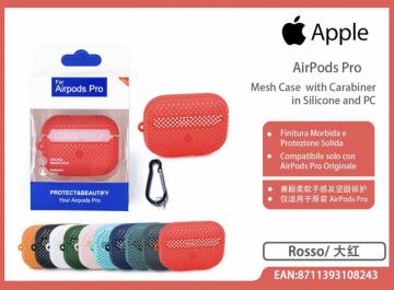 Custodia per AirPods Pro con Moschettone/Silicone Pc