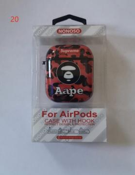 Custodia airpods nonoso 20 lucido suoreme mimetico rosso Aape - PHONE MART