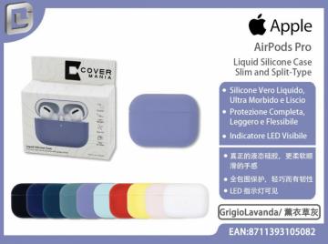 Custodia silicone liquido per airpods pro tipo split