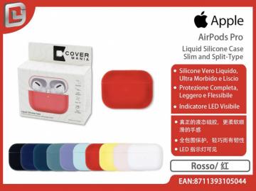 Custodia silicone liquido per airpods pro tipo split