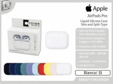 Custodia silicone liquido per airpods pro tipo split