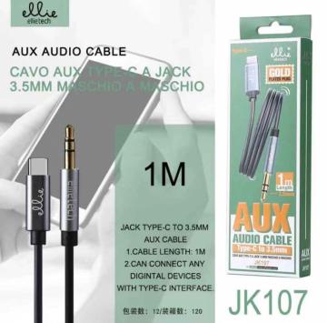 Ellie JK107 cavo  aux type-c a jack