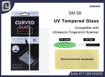 PELLICOLA UV GLASS PER SAMSUNG S8