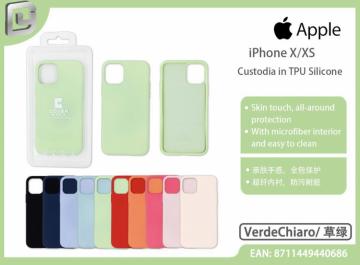 COVER IN TPU SILICONE COVER MANIA PER IPHONE X/XS