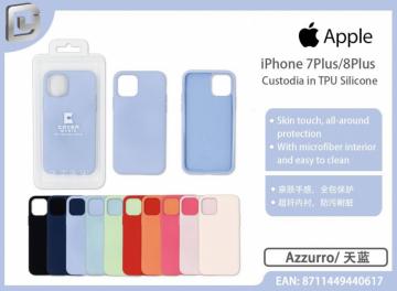 COVER IN TPU SILICONE COVER MANIA PER IPHONE 7 PLUS/8 PLUS