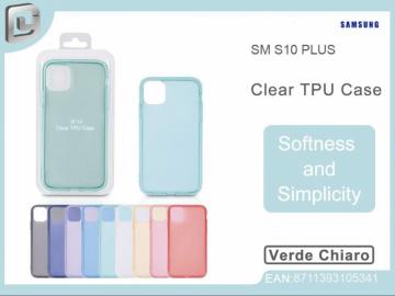 COVER PER SAMSUNG S10 PLUS CLEAR TPU CASE