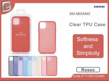COVER PER SAMSUNG A60/M40 CLEAR TPU CASE