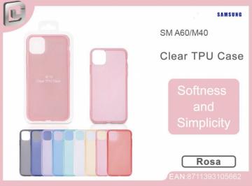 COVER PER SAMSUNG A60/M40 CLEAR TPU CASE