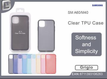 COVER PER SAMSUNG A60/M40 CLEAR TPU CASE