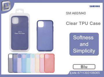 COVER PER SAMSUNG A60/M40 CLEAR TPU CASE