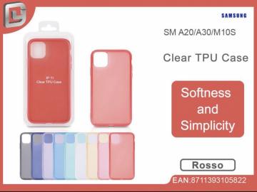 COVER PER SAMSUNG A20/A30/M10 CLEAR TPU CASE