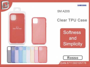 COVER PER SAMSUNG A20S CLEAR TPU CASE