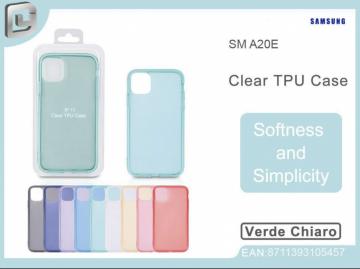COVER PER SAMSUNG A20E CLEAR TPU CASE