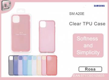 COVER PER SAMSUNG A20E CLEAR TPU CASE