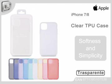 COVER PER IPHONE 7G/8G CLEAR TPU CASE