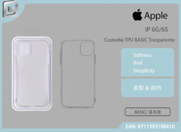 CUSTODIA TPU BASIC TRASPARENTE IPHONE 6G-6S