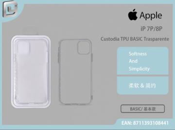 CUSTODIA TPU BASIC TRASPARENTE IPHONE 7P-8P