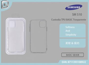 CUSTODIA TPU BASIC TRASPARENTE SAMSUNG S10