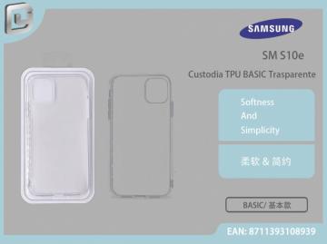 CUSTODIA TPU BASIC TRASPARENTE SAMSUNG S10E