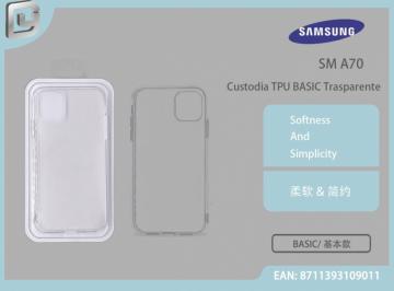 CUSTODIA TPU BASIC TRASPARENTE SAMSUNG A70