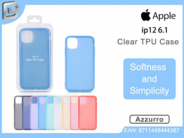 COVER PER IPHONE 12 PRO 6.1 CLEAR TPU CASE