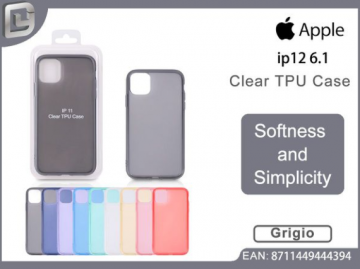 COVER PER IPHONE 12 PRO 6.1 CLEAR TPU CASE