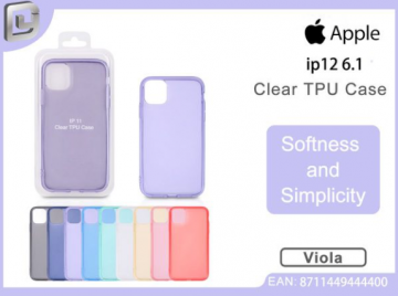 COVER PER IPHONE 12 PRO 6.1 CLEAR TPU CASE