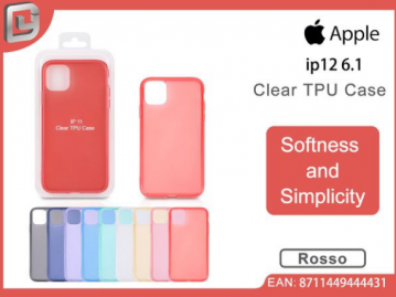 COVER PER IPHONE 12 PRO 6.1 CLEAR TPU CASE