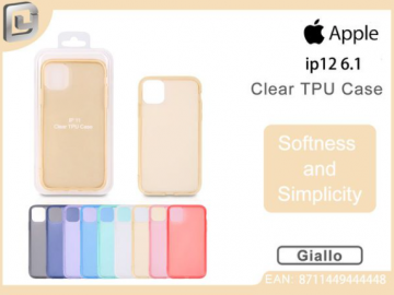 COVER PER IPHONE 12 PRO 6.1 CLEAR TPU CASE