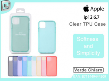 COVER PER IPHONE 12 PRO MAX 6.7 CLEAR TPU CASE