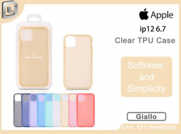 COVER PER IPHONE 12 PRO MAX 6.7 CLEAR TPU CASE