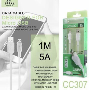 ELLIE CC307 CAVO MICROUSB SUPER FAST 5A 1M