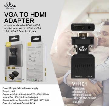 ELLIE VH101 VGA TO HDMI ADAPTER