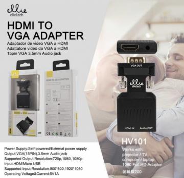 ELLIE HV101 HDMI TO VGA ADAPTER