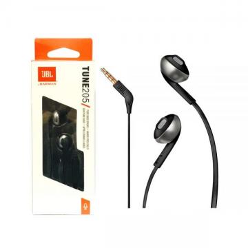 JBL Tune 205 Auricolare Cablato In-ear MUSICA Nero