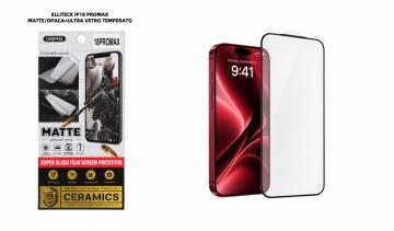 ELLITECK IP18 PROMAX OPACO ULTRA VETRO TEMPERATO*10