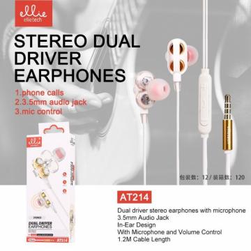 ELLIE AT214 AURICOLARE IN-EAR MIC+VOL