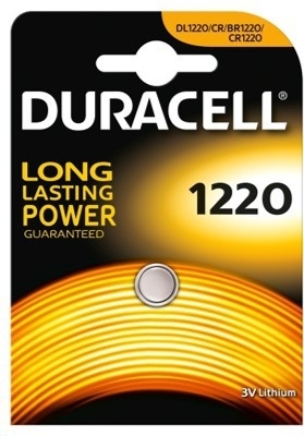 Duracell pile cr1220 3.0v lithium