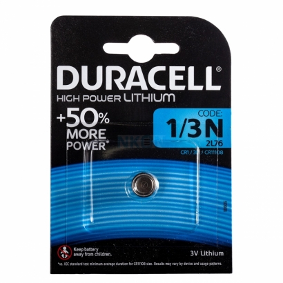 Duracell batteria lithium 1/3n bl1 CR1/34/CR11108