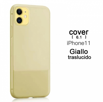 cover ita custodia in silicone traslucido per iphone 11 6.1"